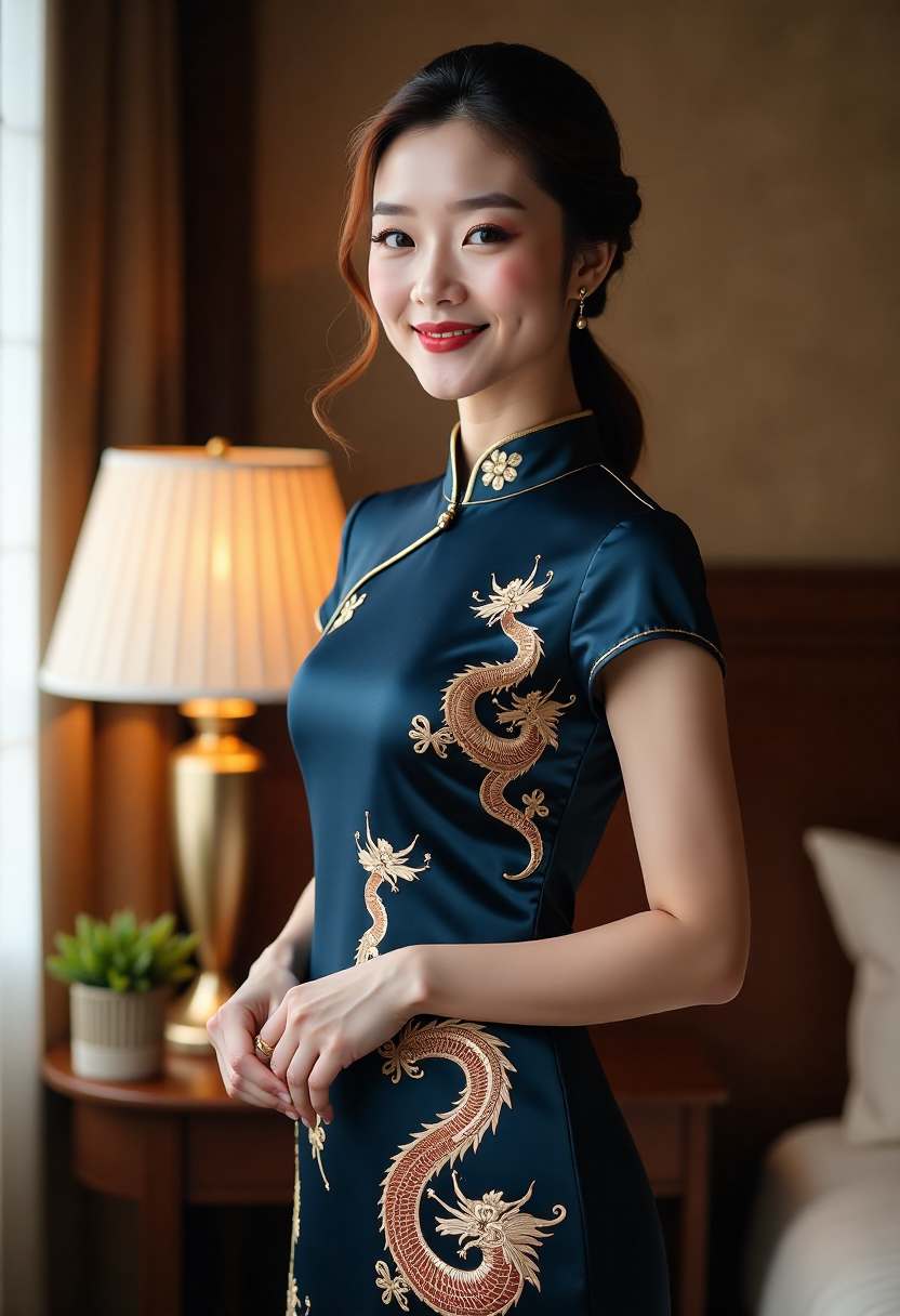 小巷灯火海报